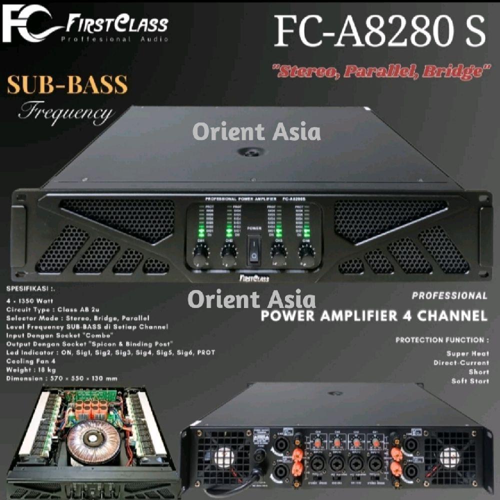Power Amplifier Firstclass A-8280 // 4 Channel