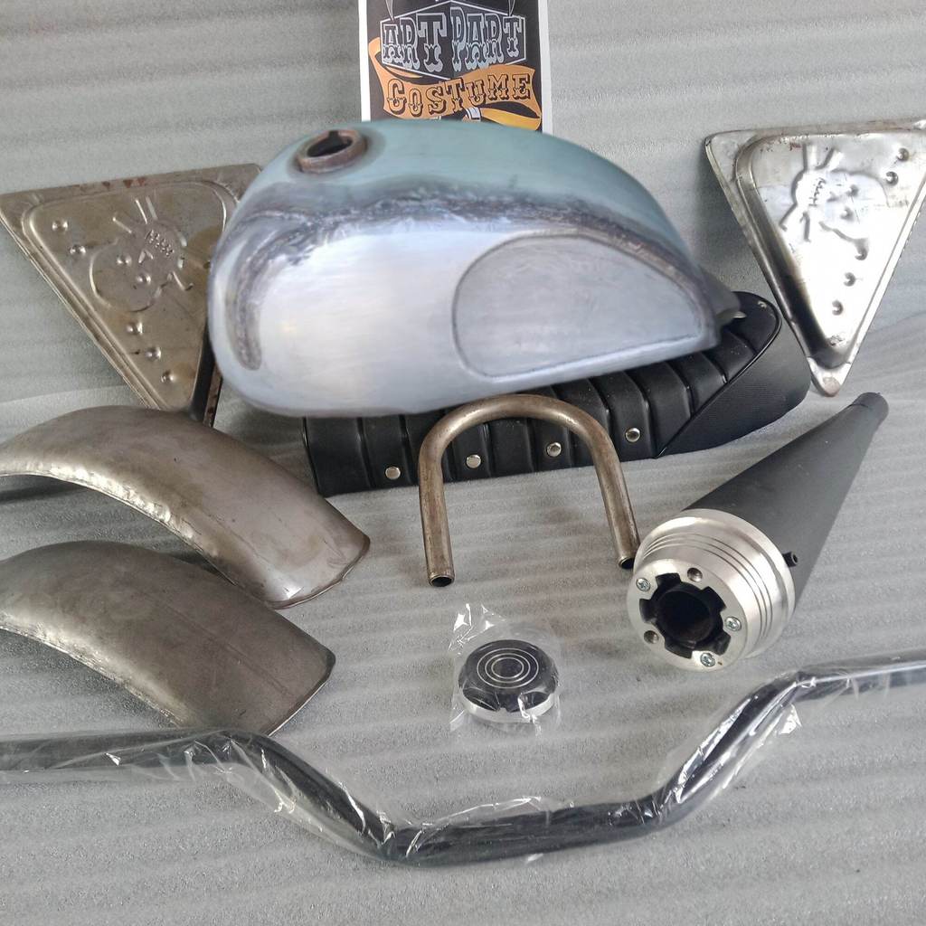 Paket Tangki motor Paket Mentah Dasar Verza FI Triumph Custom Murah