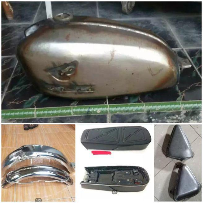 Paket Tangki motor [GM] paket motor cb klasik classic 4 barang mantap MOTOR CUSTOM