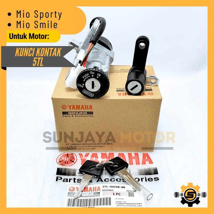 Kunci Kontak Set 5TL Keyset Original Yamaha Mio Sporty Mio Smile Kunci Motor 1 Set Key Set Konci Mot