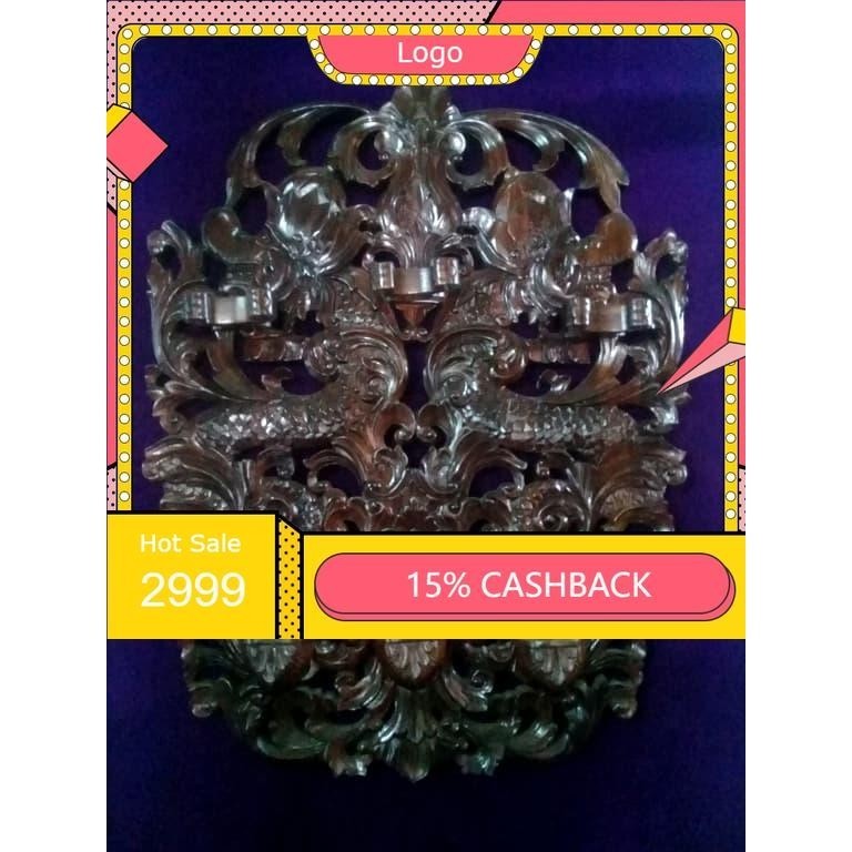 Blawong Tempat keris / Tempel Dinding / Isi 3 ND18