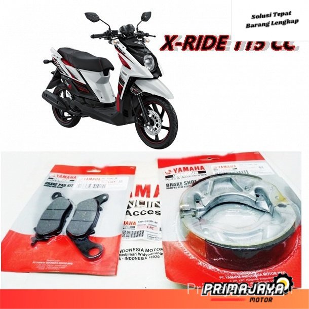 Paket Dispad Kampas Rem Depan Belakang X-ride Xride 115