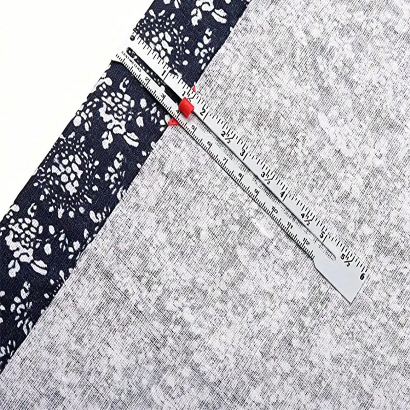 1pc Metal Sliding Guage, Sewing Measuring Tool, Sewing Guage For Quilting And Sewing, Sewing Accesso