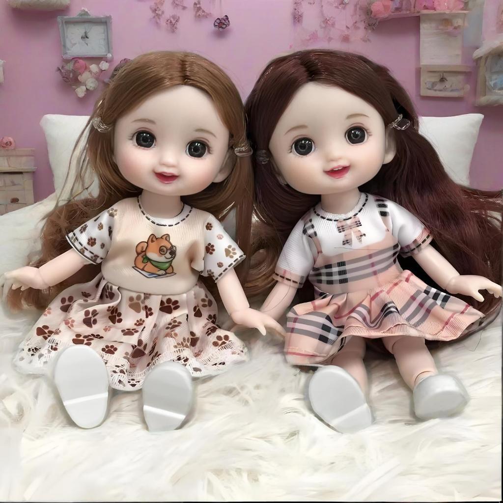 new deals 17cm boneka yuna bjd doll toys sendi fleksibel princess girls mini cute hadiah buat cewek