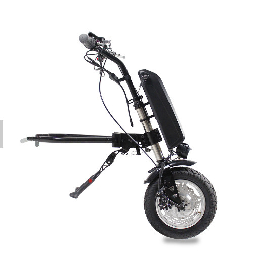 New Model Electric Wheelchair Power Aluminum Alloy 12inch Electric Stanng Wheelchair 250W High Speed