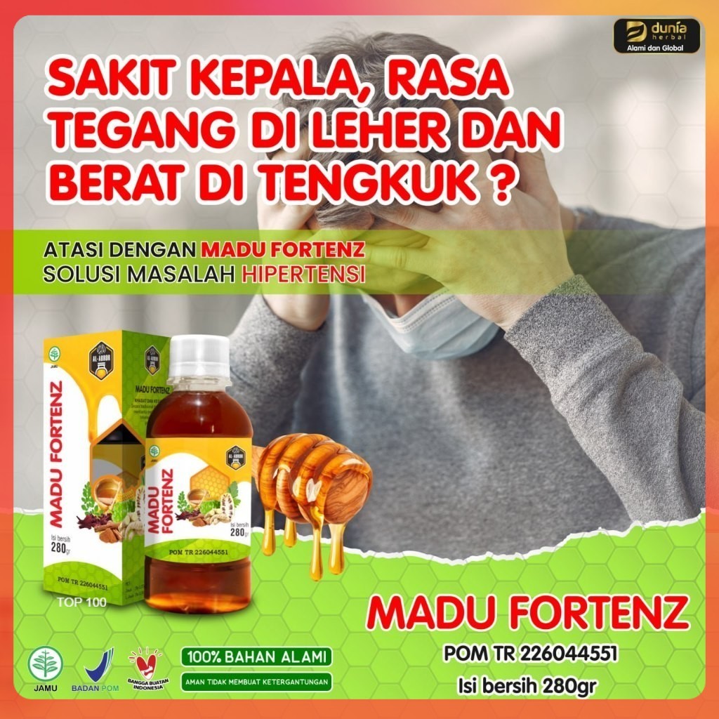 Madu Fortenz - Obat Herbal Kolesterol Kesemutan Gula Darah