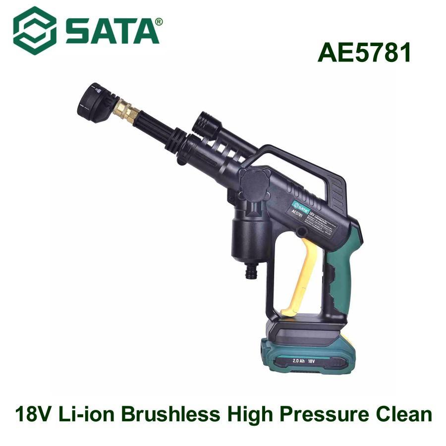 SATA Jet Cleaner Jet Washer Tekanan Tinggi AE5781 Sata Tools 18V Li-ion Brushless High Pressure Clea