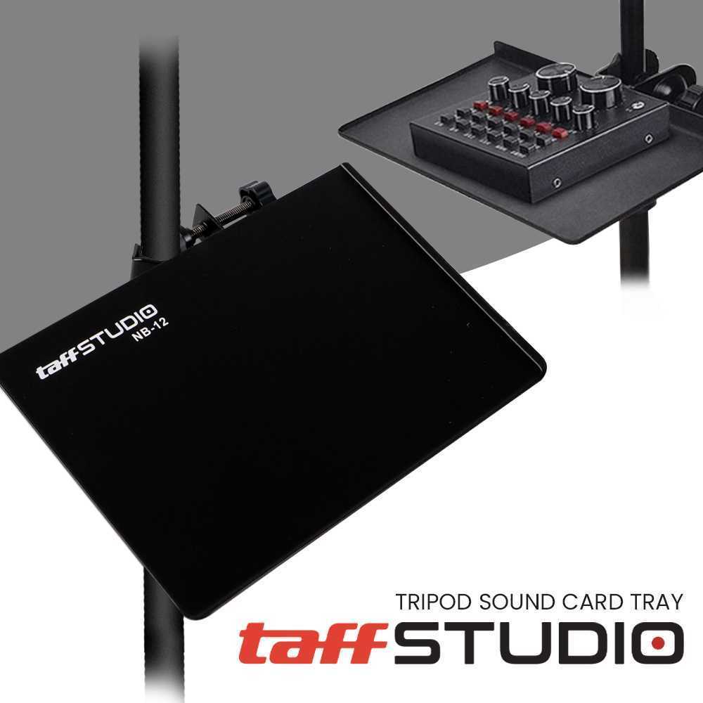 XC - TaffSTUDIO Tripod Sound Card Universal Tray Clamp Holder - NB-12