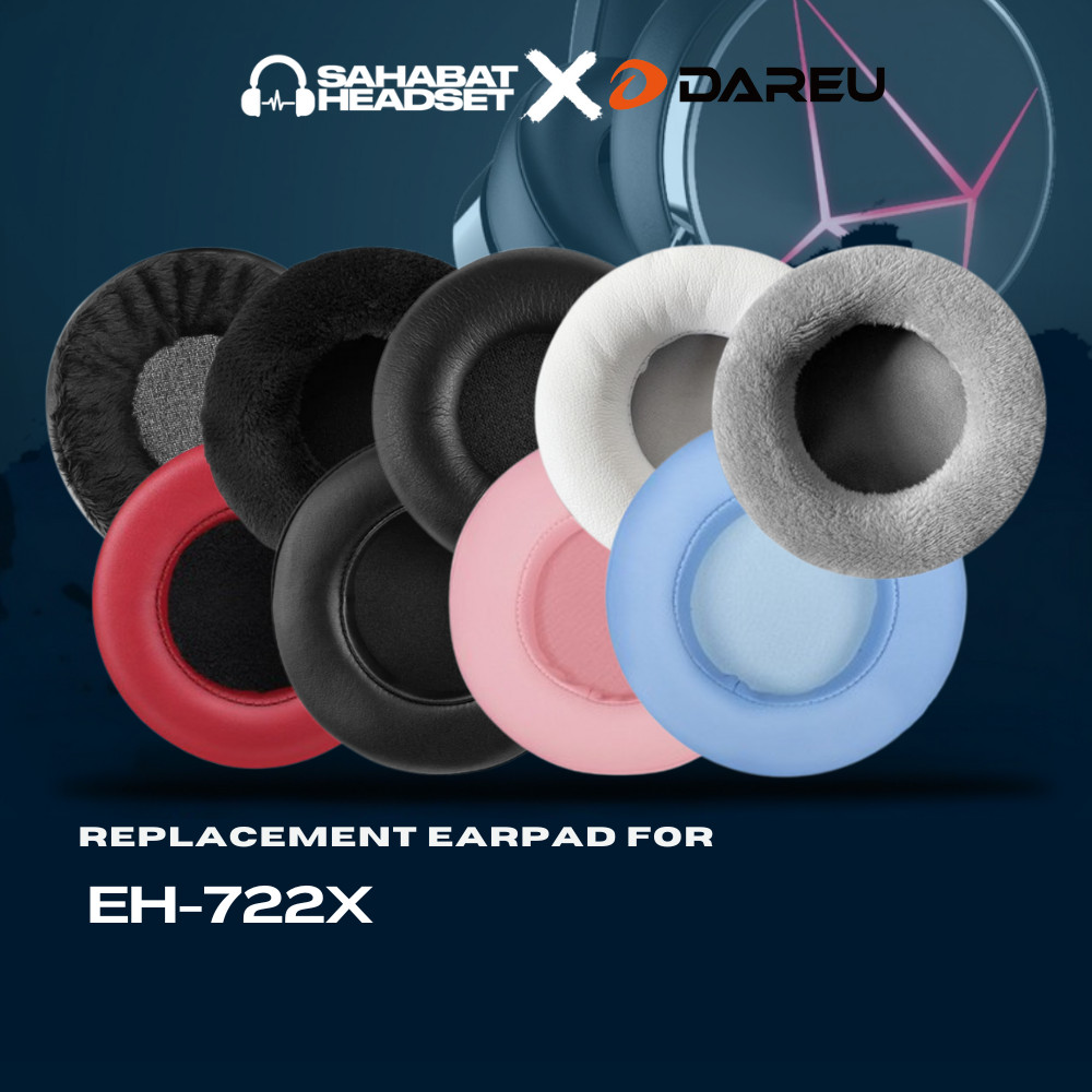 Earpad Ear Cushion Earcup Dareu EH-722X EH 722X EH722X Pad Busa Foam
