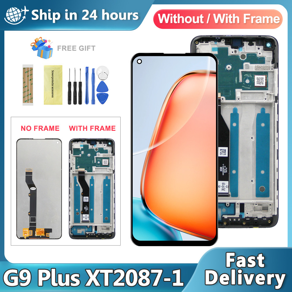 G9 plus LCD For Motorola Moto G9 Plus XT2087-1 LCD splay Tou Screen gitizer Assembly For moto G9 plu