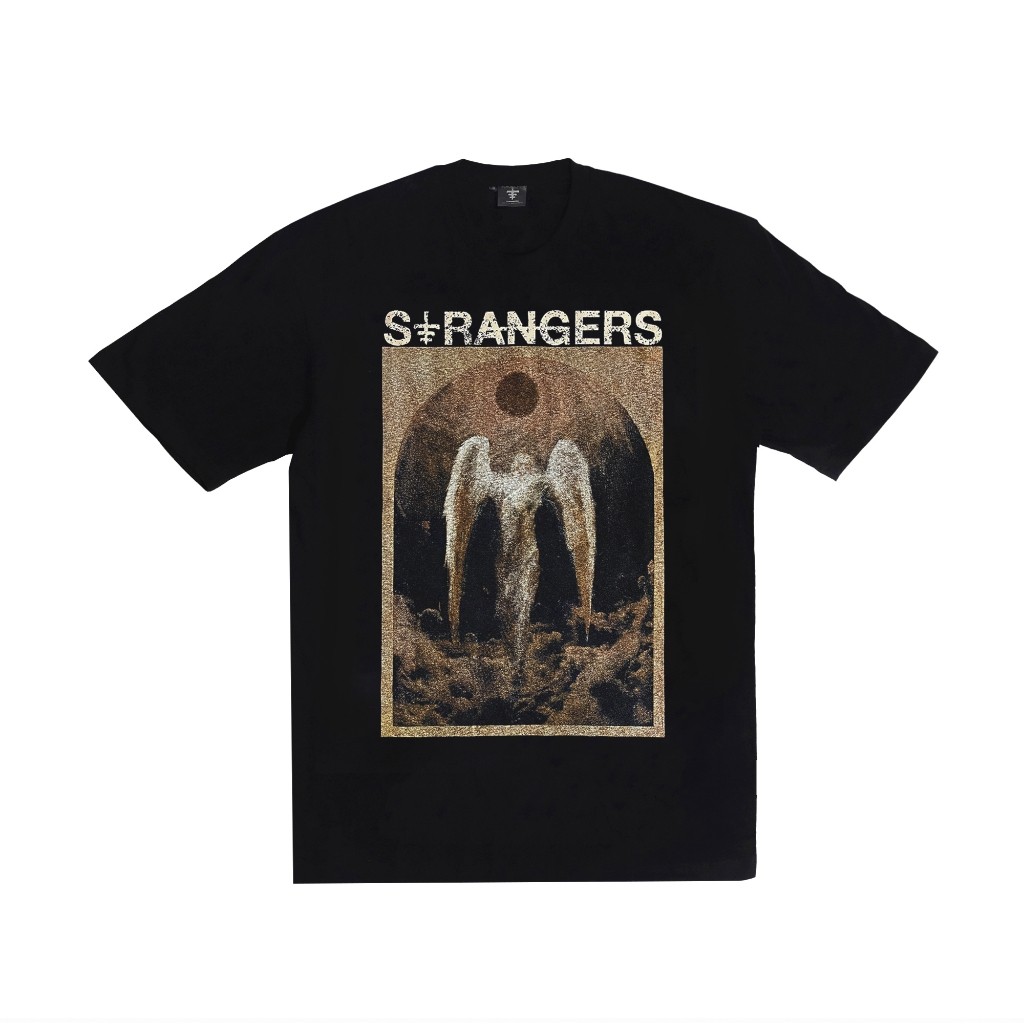 Kaos Casual MerchbySTRANGERS -  SERAPH BLACK T-SHIRT
