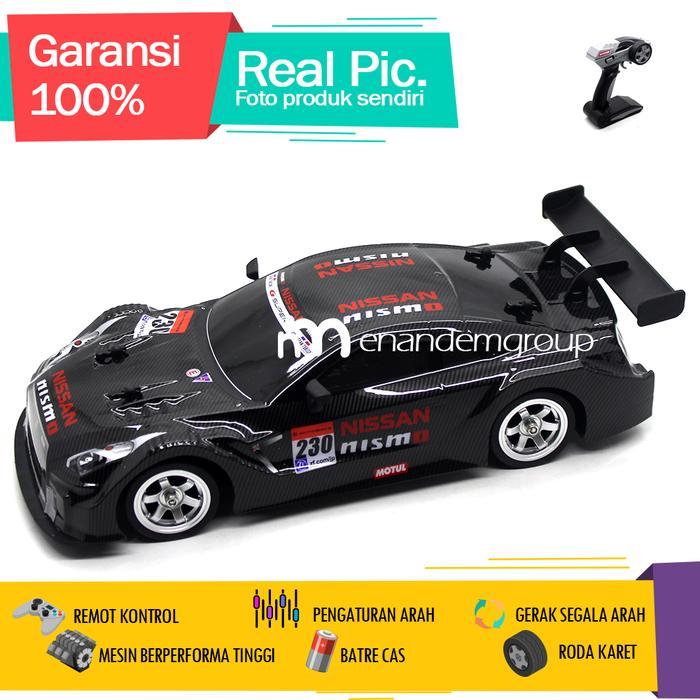 Mainan Mobil Remot Kontrol RC Sedan Drift Balap Propo Kecepatan 4WD 2,4GHZ - Hitam by Allshopibamz