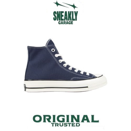 Sepatu Converse Chuck 70s Hi Obsidian Egret  Sneakers Unisex