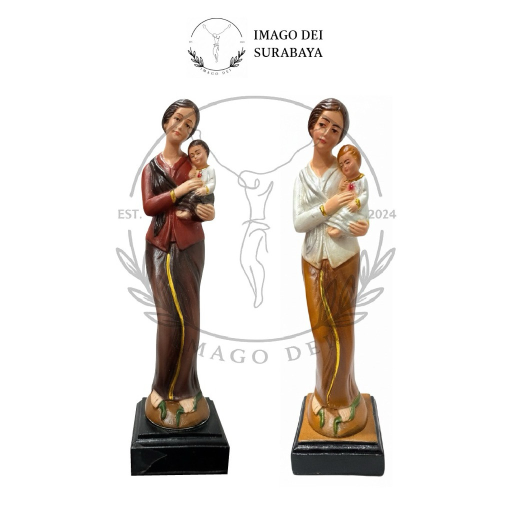 Patung Rohani KATOLIK Bunda Maria Jawa Tinggi 24 cm/Patung Bunda Maria Jawa