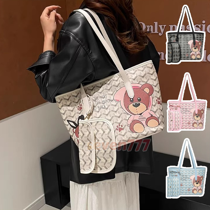 [Free Mini Bag] Tas Wanita 2026 Tote Bag Handbag Tas Bahu Kapasitas besar Shoulder Bag Tas tangan/Ta