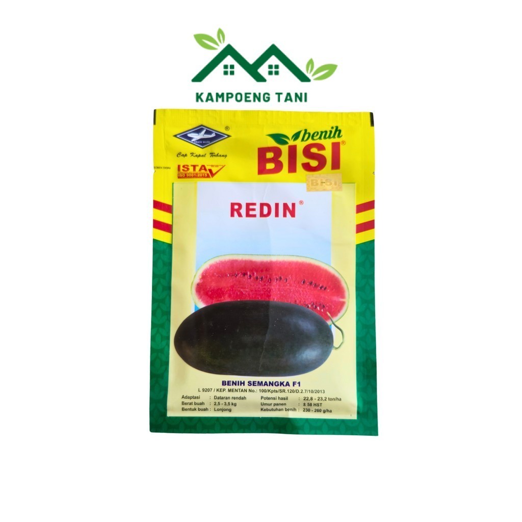 REDIN F1 20gr Benih Semangka Original CAP KAPAL TERBANG Bibit Inul Merah Hibrida