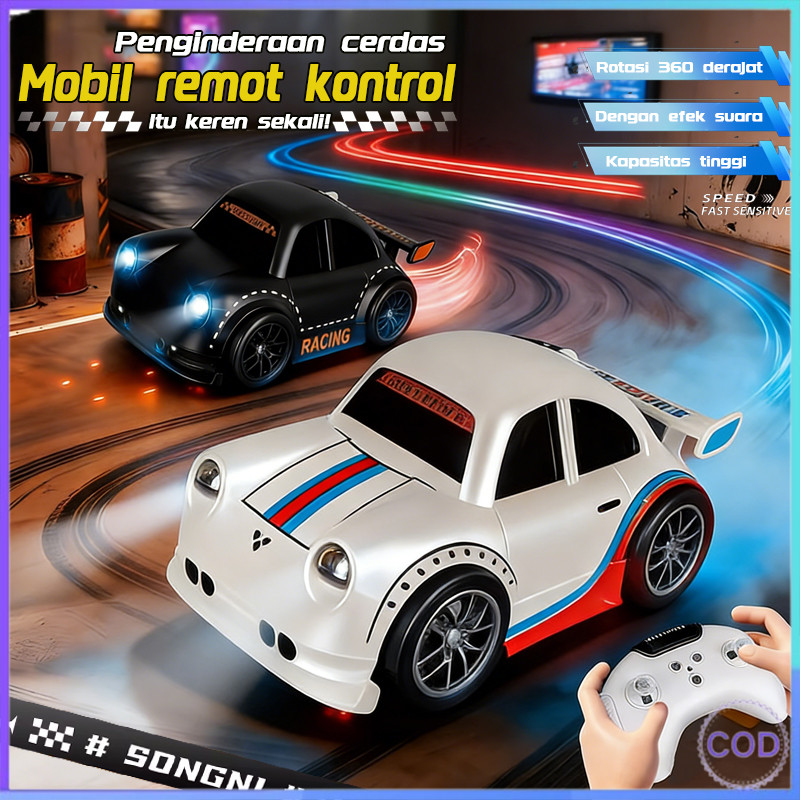 [Penjual Lokal]Mobil Drift Multifungsi RC Kecepatan Tinggi/mobil mainan kendali jarak jauh/ikuti/kab
