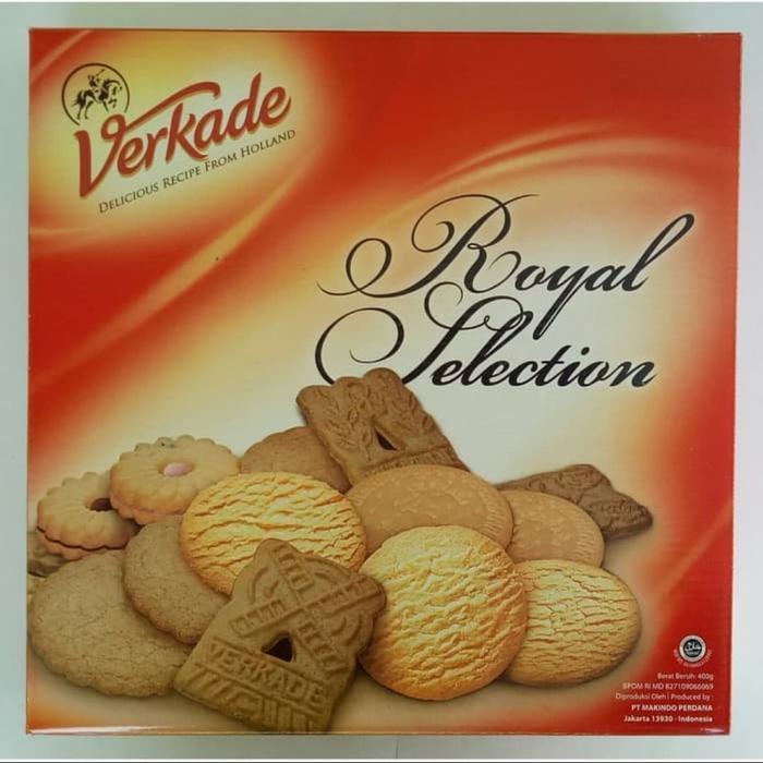 Biskuit Kaleng Verkade Royal Selection 400g biscuit holland