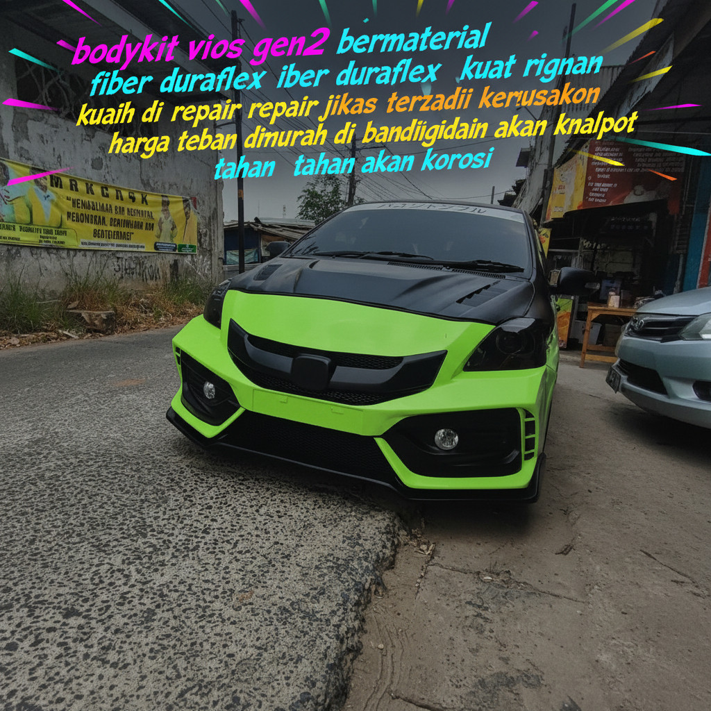 cicilan 0% bodykit vios gen2 2007-2012  body kit vios limo bodikit vios limo GRADE-A