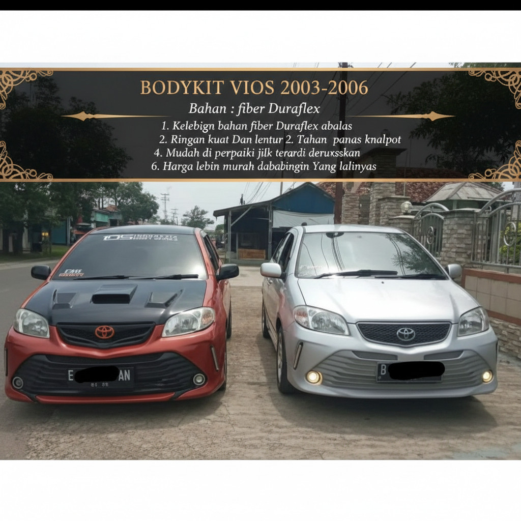 Arjuna bodykit Bodykit Vios Viper gen 1 BODY KIT VIOS 2003-2006