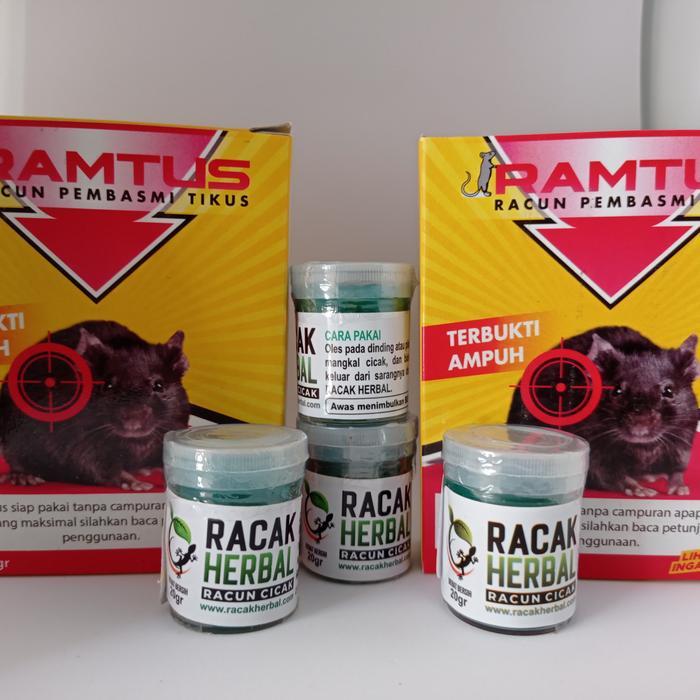 PROMO  Paket Racun Cicak Racun Tikus Lizard Rat Poison Cicak Hunter