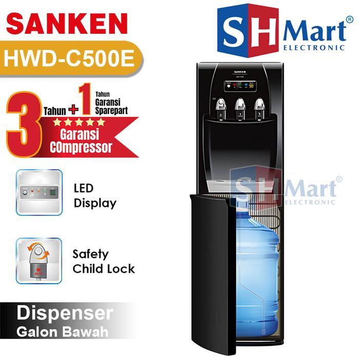 SANKEN DISPENSER GALON BAWAH HWD-C500E (KHUSUS MEDAN)