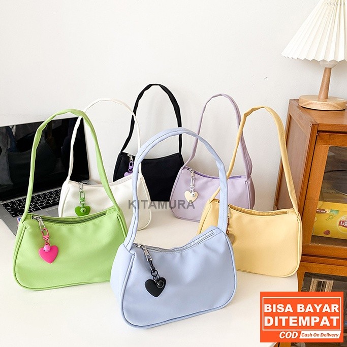 TL184/TAS SELEMPANG WANITA/TAS ANTI AIR/TAS BAHU/TAS JINJING/TAS KECIL/SLING BAG/TAS IMPOR/TAS KOREA