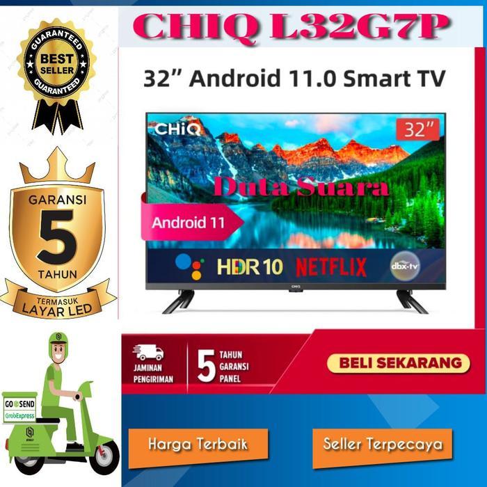 CHiQ Smart tv 32 Inch Newest Android11 Frameless Digital LED TV L32G7P
