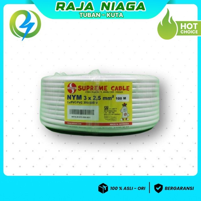 KABEL NYM 3X2.5 SUPREME 100 METER