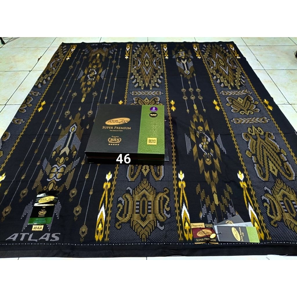 [RamadhanSale] motif random COD Sarung Atlas Super premium  920 grade gold Bahan Rayon