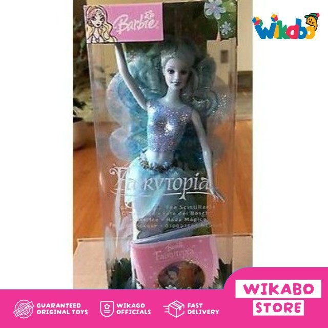 Barbie Mattel Fairytopia Sparkle Fairy Barbie Doll 2003 blue hair