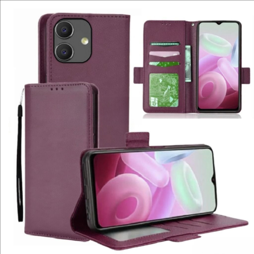Case Dompet Hp Samsung A04e Case Dompet Casing Hp Flip Kulit Case Wallet Leather Cover