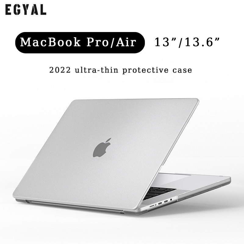 EGYAL for MacBook Air 13 Case 2022 Air M2 MacBook Pro 13 Case for Air 13.6 Laptop Case 2022 New Lapt