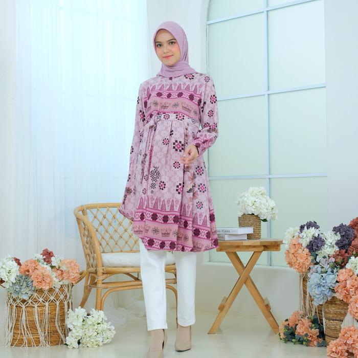 DEALOVA TUNIK PREMIUM DENOSA - PINK, M