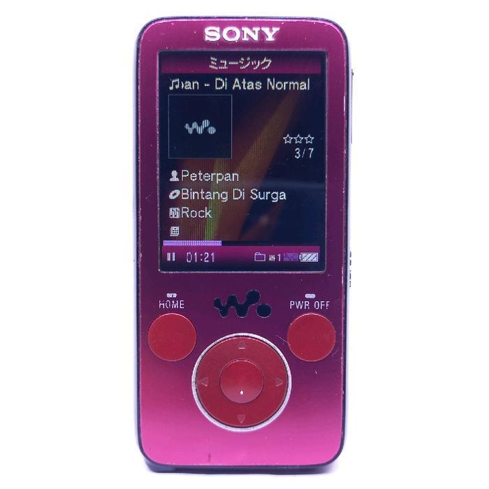 Sony walkman NWZ-S736F pemutar musik MP3 noise cancelling radio FM AM DAP digital audio player