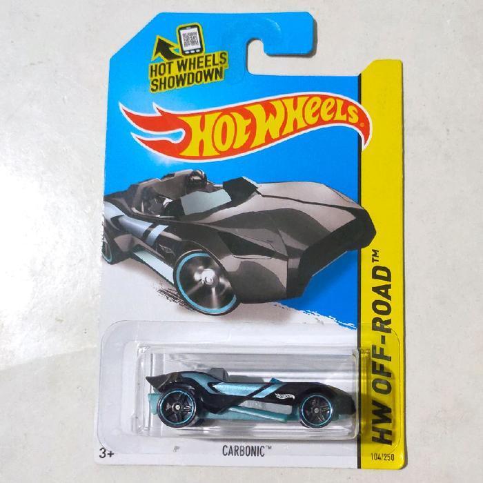 Mainan Hot Wheels Carbonic hitam biru 2014 HW Off Road