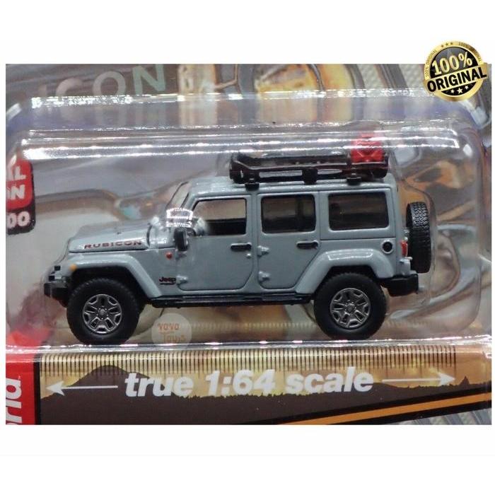 Autoworld 1/64 Jeep Wrangler Rubicon 2018 MiJo Off Road Roof Rack Grey