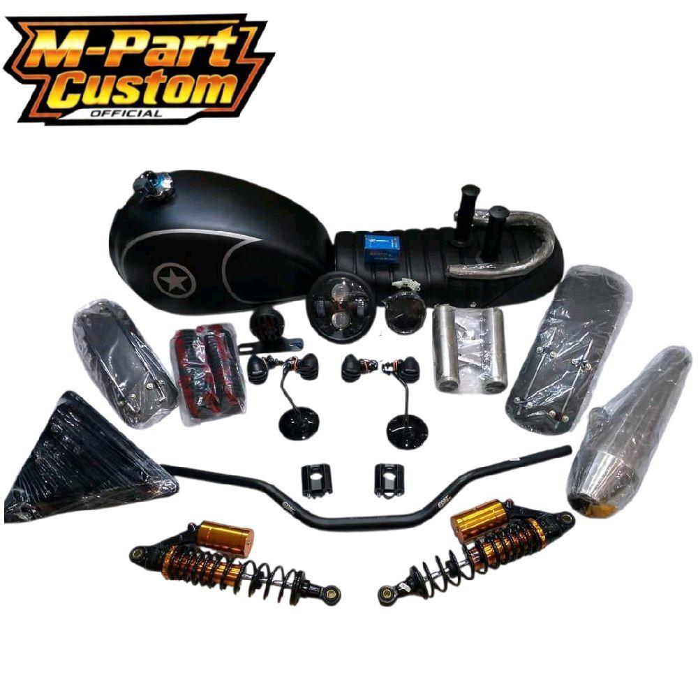 Paket Tangki Motor Paket Lengkap Murah Japstyle Scrambler Motor Custom Japstyle Lengkap Komplit Mura