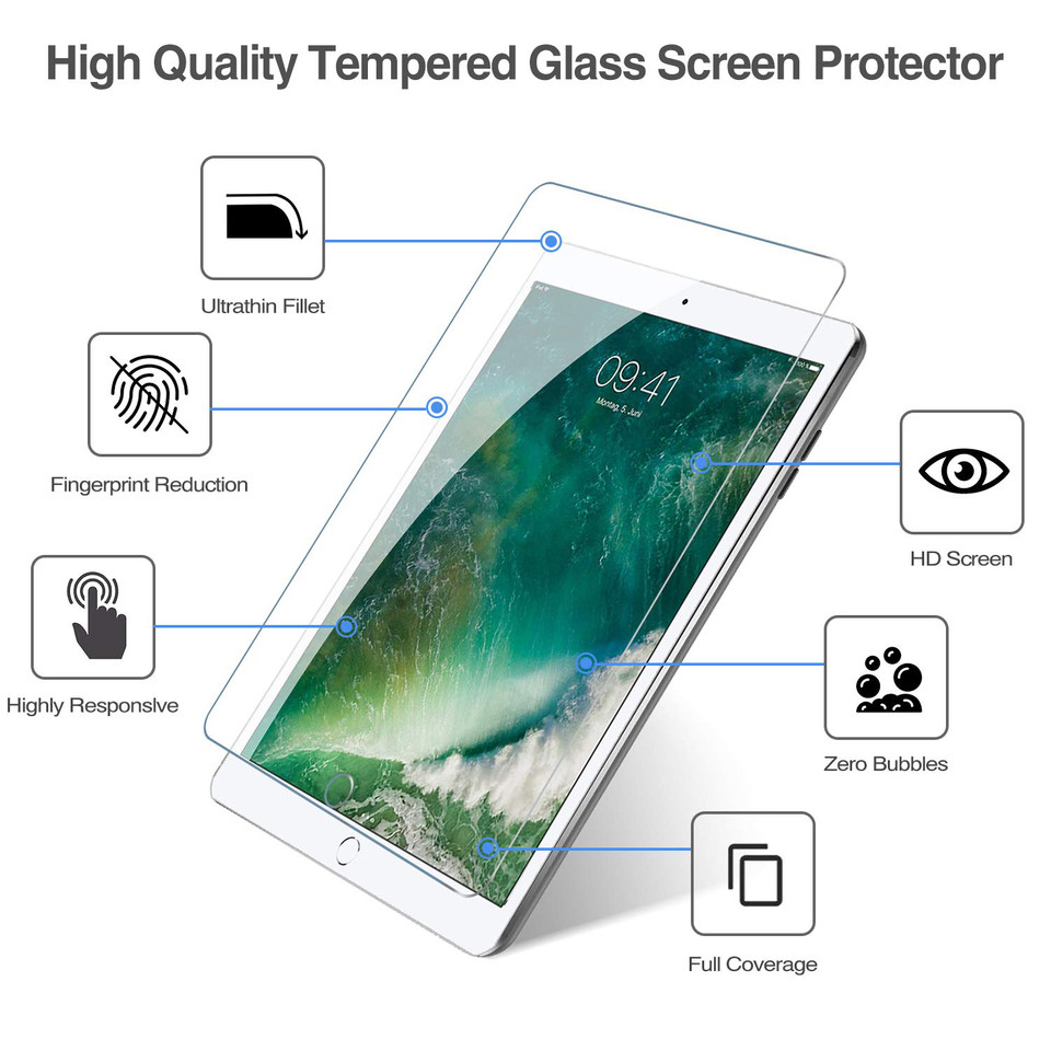 Screen Protector for Teclast Tablet 8 P80T 9H Hardness Bubble Free Tempered Glass Film for Teclast T