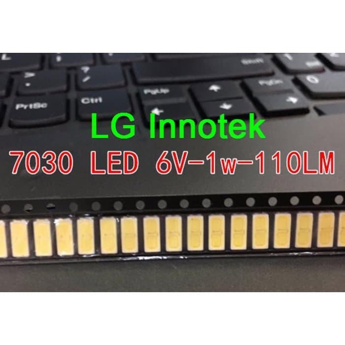 LG Innotek LED SMD Backlight 1W 7030 6V Cool White TERBAIK...