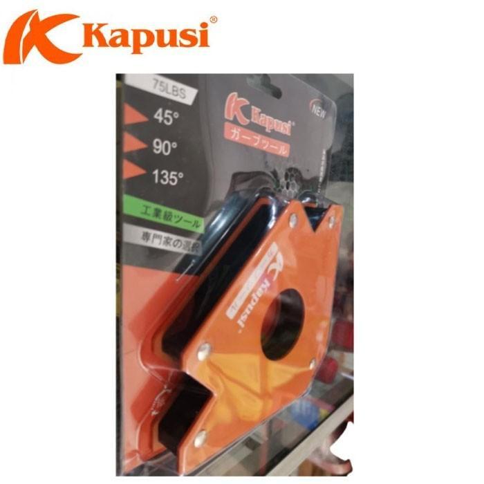 Kapusi K-2023 Siku Magnet 5 Inch 75Lbs Besar Alat Bantu Las - As picture show