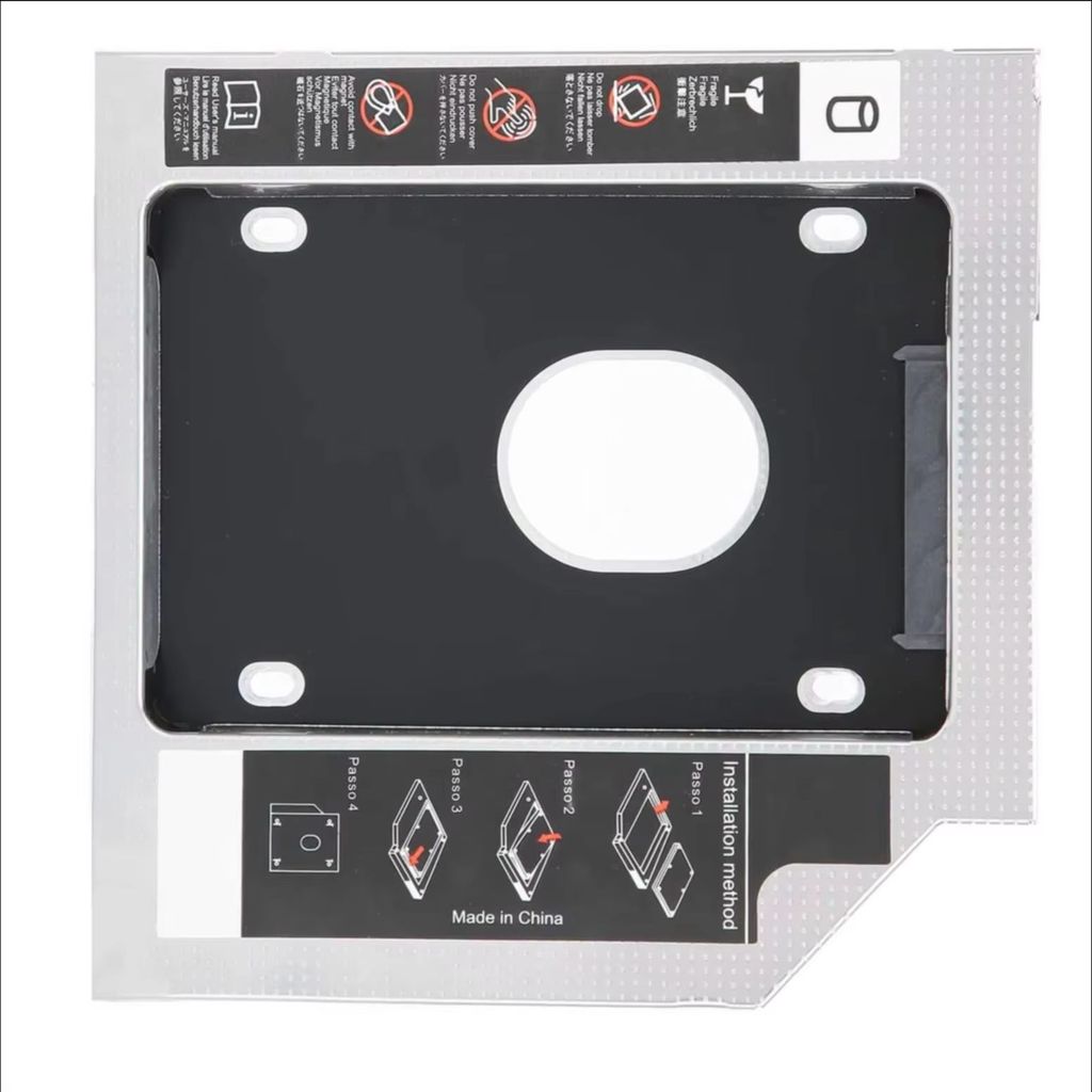 2nd Secondary Hard Drive Optcal bay Caddy Bracket for Toshiba L70A C70 C70D L70B L55B5276 L50B1MC Po