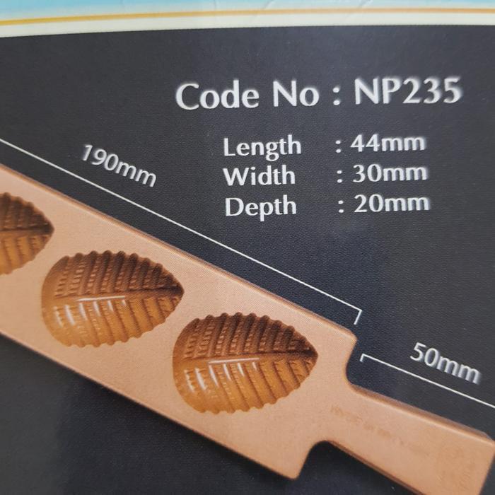 1 PC cetakan nastar ketok ketuk plastik kue kering loyang nastar daun bulat kotak kerang  malaysia C