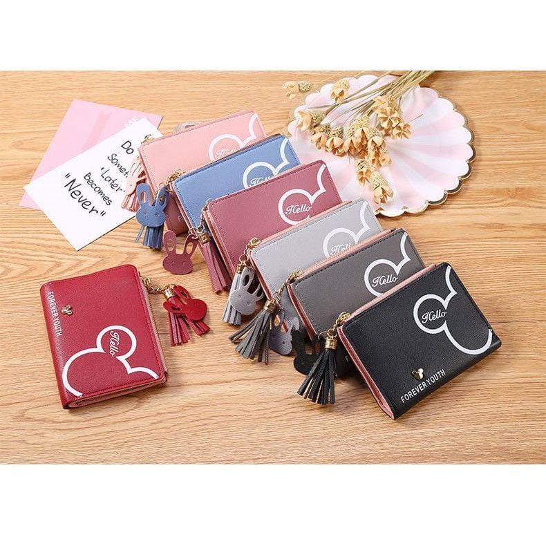 Dompet Wanita Koin Lipat Dompet karakter lucu kartun COD