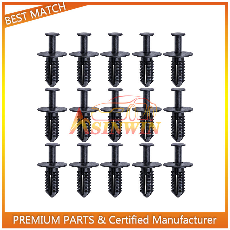 15Pcs Fender Liner Rivet Clips A1249900492 for Mercedes Benz W124 W164 W171 W202 W203 W204 W207 1249