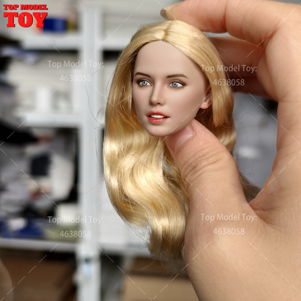 SUPER DUCK 1/6 SDH048 Ana de Armas Girl Head Sculpt Carving Model Fit 12'' Female TBLeague Suntan Sk
