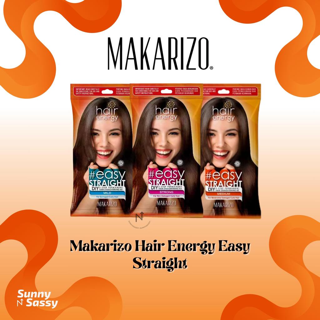 Makarizo Hair Energy Easy Straight 80ml and 120ml / Pelurus Rambut