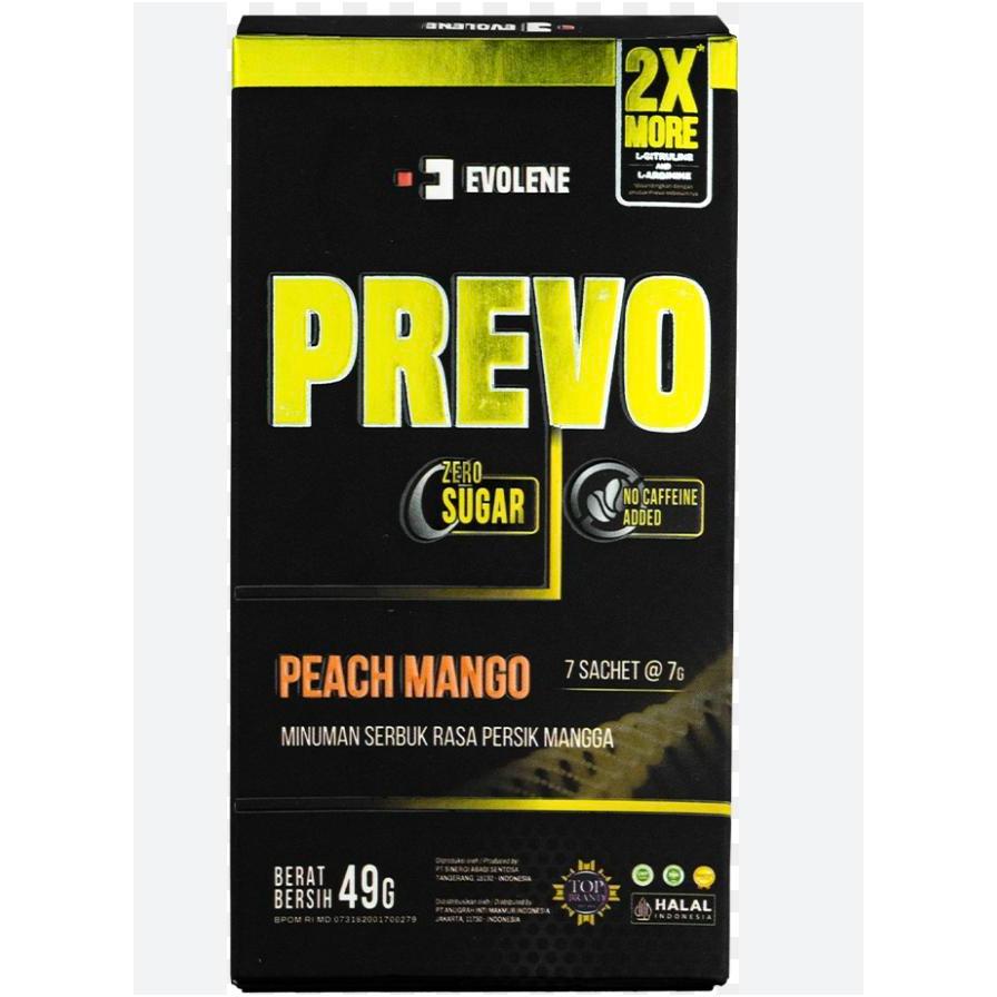 Hot Produk Prevo 7 SACHET Evolene Pre Workout PreWO WO PREWORKOUT - 7 SACHETAN - PEACH MANGO  Terbai