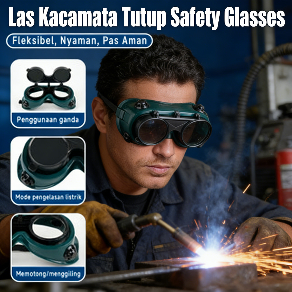 las tahan debu Kacamata las las Kacamata keselamatan Kacamata las listrik tukang Kacamata las pelind