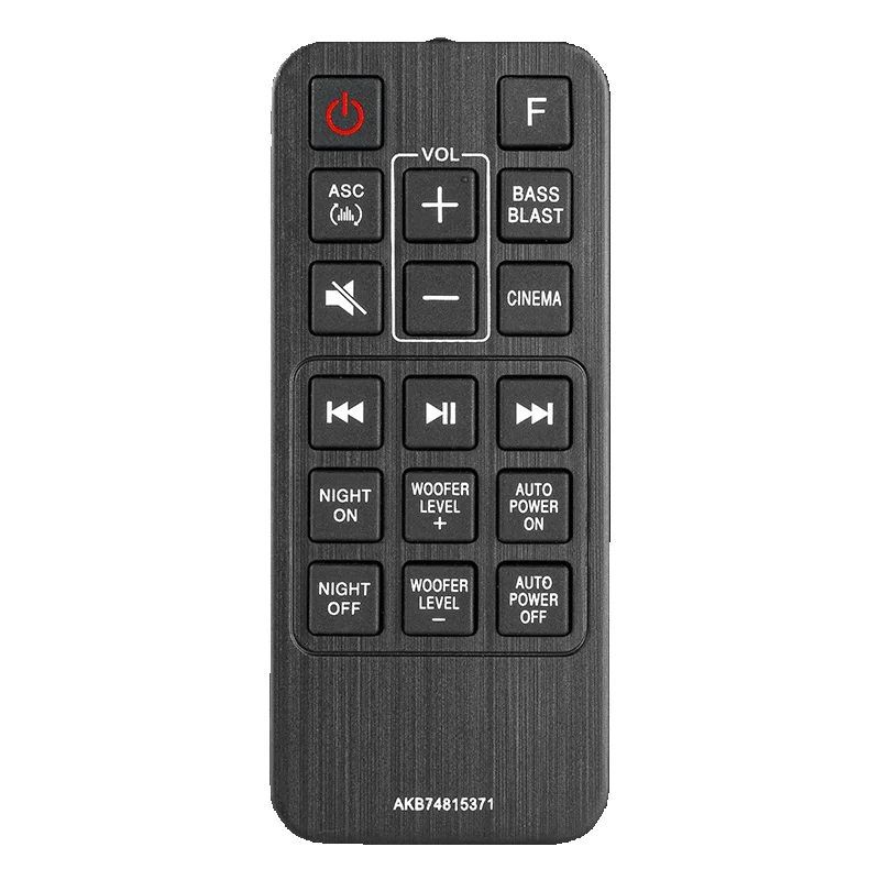 AKB74815371 For LG Remote Control Replacement, For LG SoundBar SJ3 SJ4 SJ4Y SK3D SK4D SL3D SLM3D SPJ